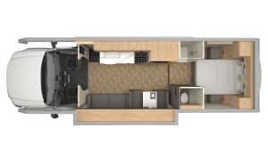 Plattegrond El Monte C-Large met slide-out