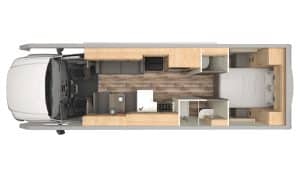 Plattegrond El Monte FS Family Sleeper camper