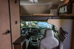 Cruise America C21 interieur bestuurderscabine