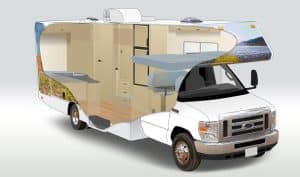 Cruise America C25 interieur indeling
