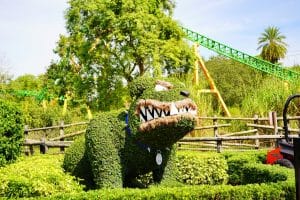 Dierenvormige heg in Busch Gardens Tampa, Florida