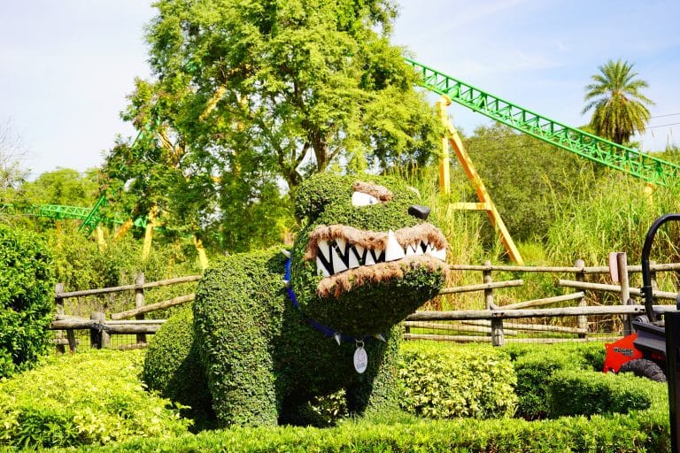 Dierenvormige heg in Busch Gardens Tampa, Florida