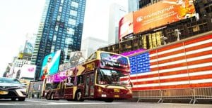 Big Bus op Times Square in New York City