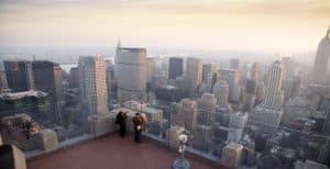 Uitzicht vanaf Top of the Rock over New York City