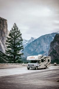 El Monte C-Medium in winter Yosemite National Park Californië