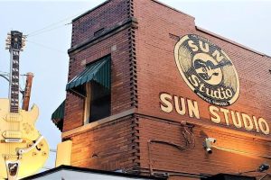Sun Studio gebouw in Memphis Tennessee