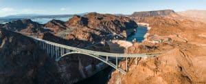 Hoover Dam met Mike O’Callaghan–Pat Tillman Memorial Bridge in Nevada