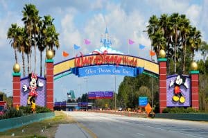Entreebord van Walt Disney World in Orlando, Florida