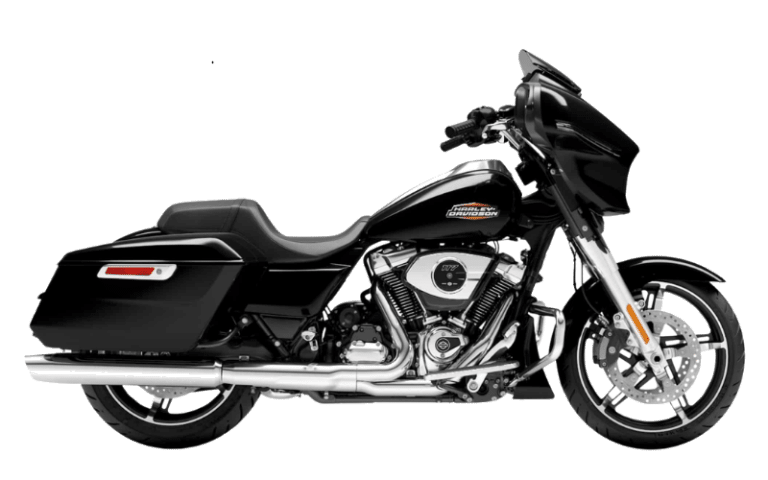 Harley Davidson Street Glide touring motor met vaste kuip