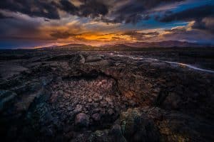 Lavaveld in Craters of the Moon National Monument