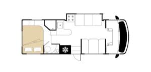 Plattegrond Road Bear RV C26-28 dag