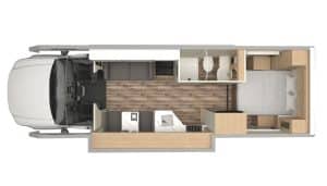 Plattegrond van Road Bear C29-31 camper