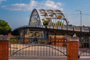 Edmund Pettus Bridge in Selma Alabama
