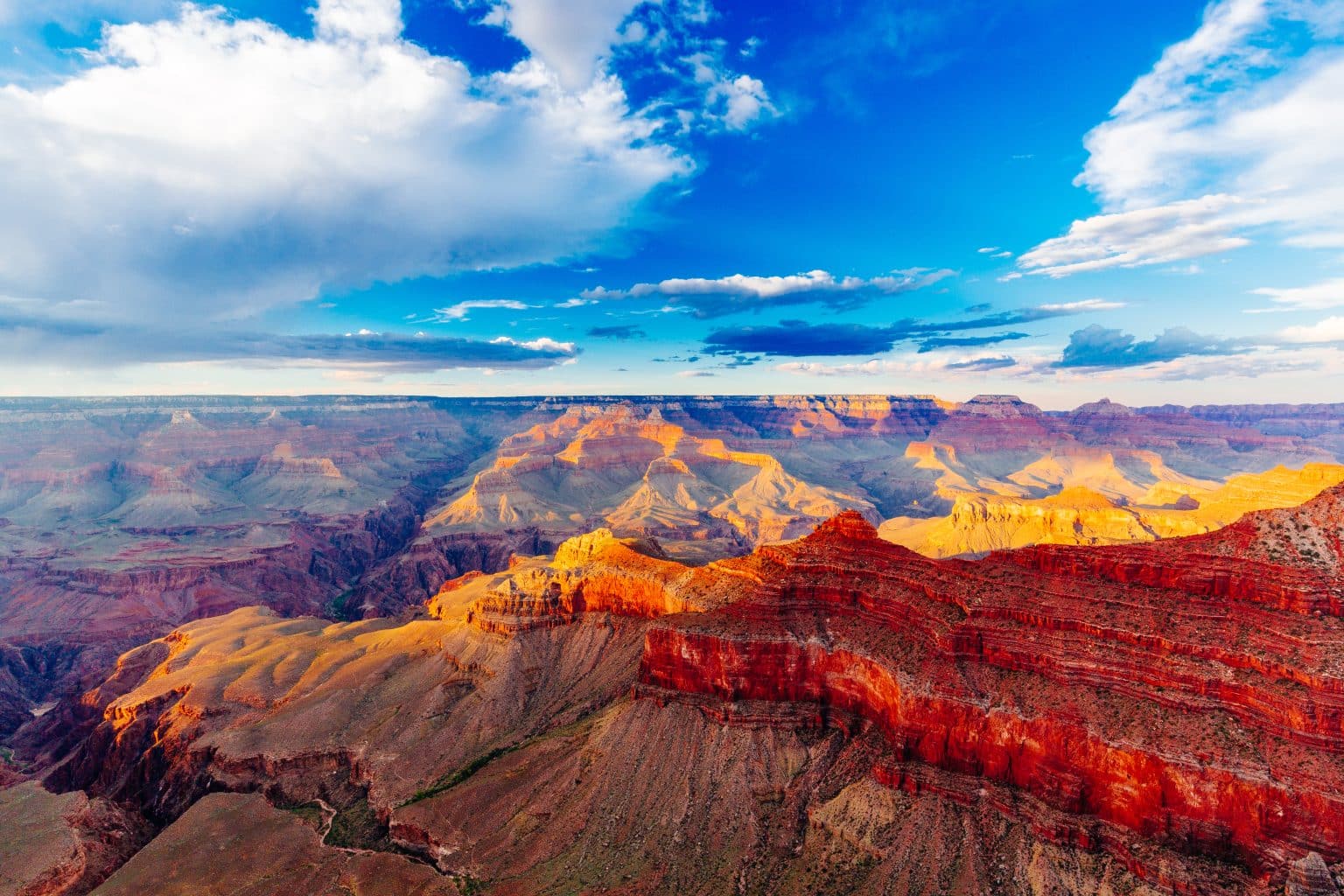 Uitzicht op canyonlandschap in de Grand Canyon in Arizona