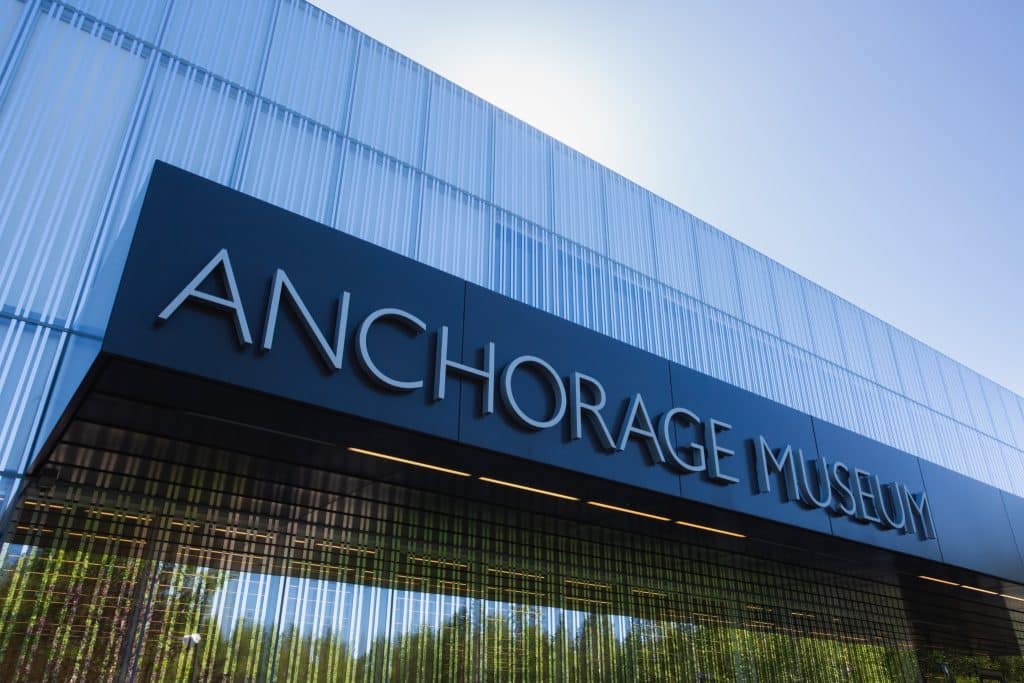 Anchorage museum gebouw Alaska