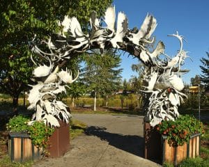 Fairbanks Alaska eland gewei poort