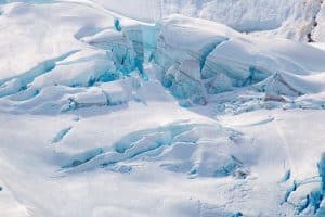 Gletsjer ijsformaties Girdwood Alaska