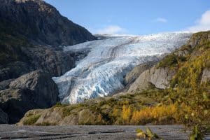 Seward Alaska Exit Glacier tussen rotsen