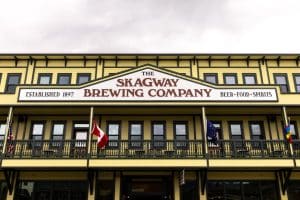 Gevel van Skagway Brewing Company Alaska