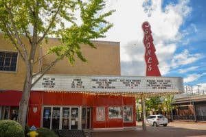 Shoals Theater gevel in Florence Alabama
