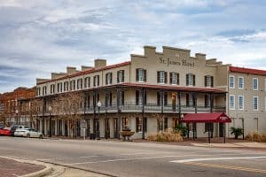 St James Hotel Selma Alabama overzicht gebouw
