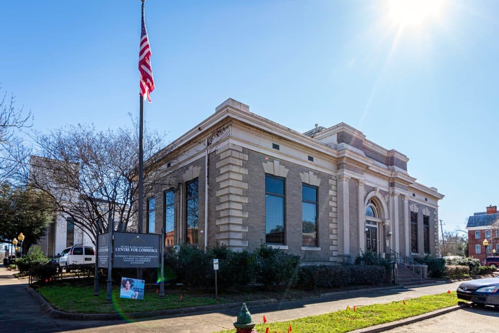 Centrum Selma Alabama gebouw commerce