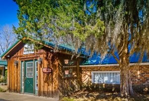 Restaurant Selma Alabama houten gebouw bomen