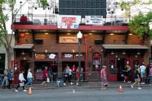 Bar restaurant Tuscaloosa Alabama straatbeeld