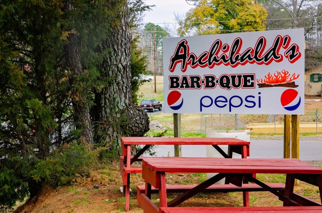 Barbecue bord Tuscaloosa Alabama picknicktafels