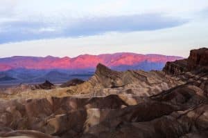 Death Valley Californië Zabriskie Point landschap