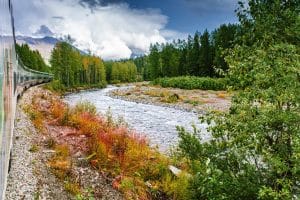 trein rivier natuur talkeetna alaska