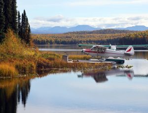 watervliegtuig meer talkeetna alaska