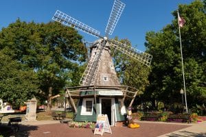Windmolen en bezoekerscentrum in Pella, Iowa