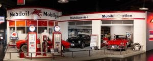 Vintage tankstation in Bowling Green tijdens autorondreis Kentucky