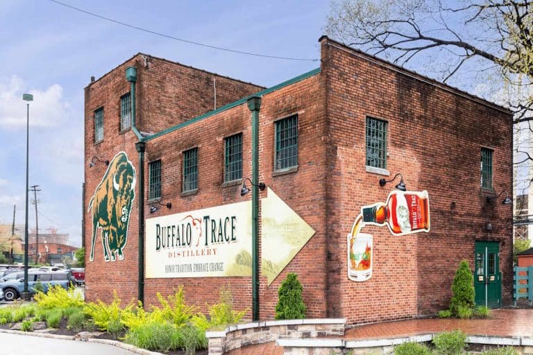Buffalo Trace Distillery in Frankfort tijdens autorondreis Kentucky