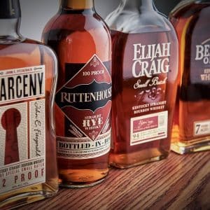 Kentucky bourbonflessen tijdens autorondreis Kentucky