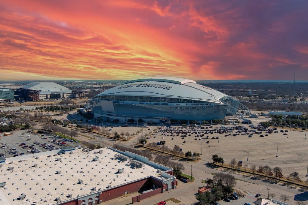 AT&T Stadium in Arlington, Dallas, Texas